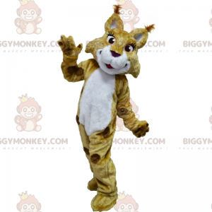 Brown and White Dog BIGGYMONKEY™ Mascot Costume -