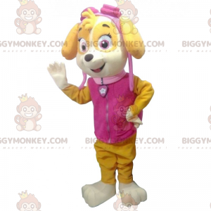 Στολή μασκότ Puppy BIGGYMONKEY™ με γυαλιά πιλότου - Μασκότ σκυλιών - BIGGYMONKEY_015443 - BiggyMonkey.com