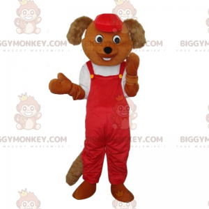 Puppy In Overalls BIGGYMONKEY™ Mascot Costume - Biggymonkey.com