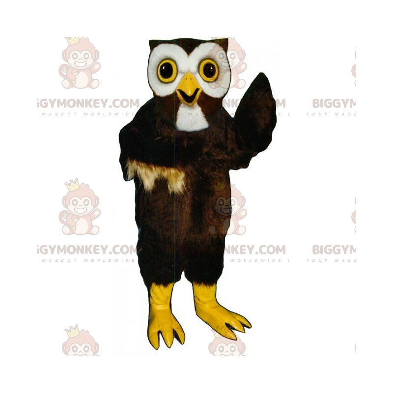 Big Eyed Owl BIGGYMONKEY™ maskottiasu - Biggymonkey.com Big Eyed Owl BIGGYMONKEY™ maskottiasu - Biggymonkey.com