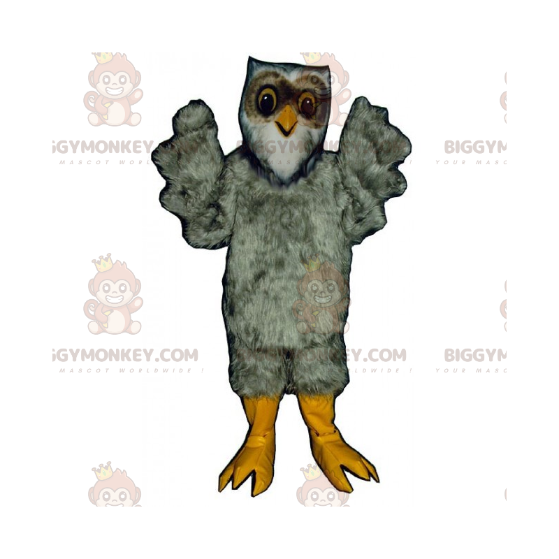 Costume da mascotte gufo grigio BIGGYMONKEY™ - Biggymonkey.com Costume da mascotte gufo grigio BIGGYMONKEY™ - Biggymonkey.com