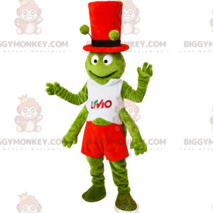Disfraz de mascota Stork BIGGYMONKEY™ con pajarita -