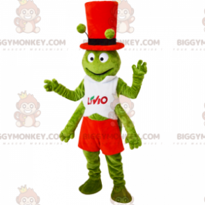 Stork BIGGYMONKEY™ maskotdräkt med fluga - BiggyMonkey maskot