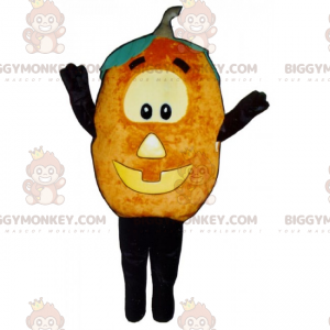 Halloween Face Pumpkin BIGGYMONKEY™ Mascot Costume -