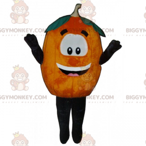 Costume de mascotte BIGGYMONKEY™ de citrouille avec visage