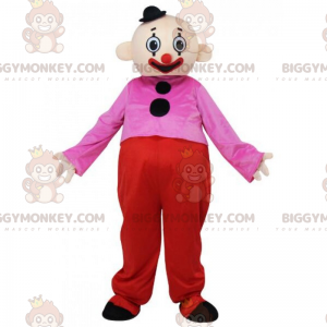 Costume de mascotte BIGGYMONKEY™ de clown avec un mini chapeau