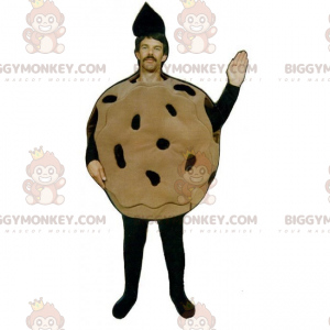 Costume de mascotte BIGGYMONKEY™ de cookie aux pépites de