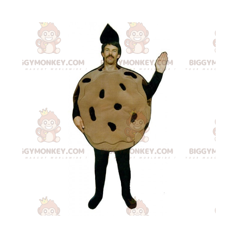 Fantasia de mascote de biscoito de chocolate BIGGYMONKEY™ – Fantasia de mascote de biscoito de chocolate BIGGYMONKEY™ –