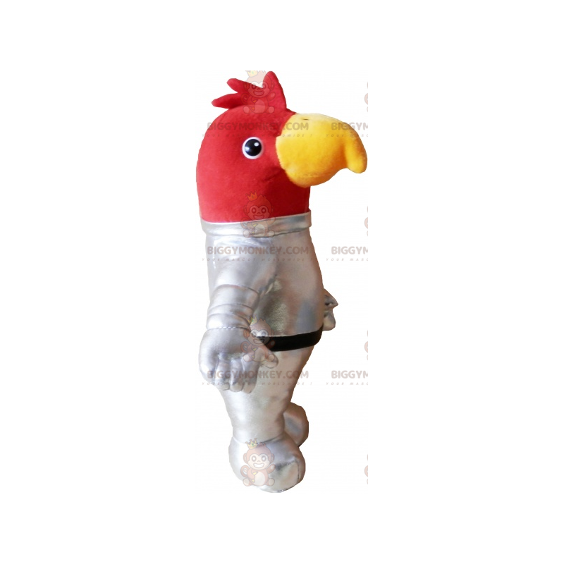 Disfraz de mascota Gallo BIGGYMONKEY™ con traje de astronauta - Disfraz de mascota Gallo BIGGYMONKEY™ con traje de astronauta -