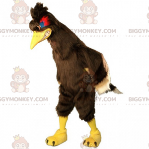 Brown Rooster with Crest BIGGYMONKEY™ Mascot Costume -