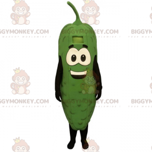 Costume de mascotte BIGGYMONKEY™ de cornichon avec de grands