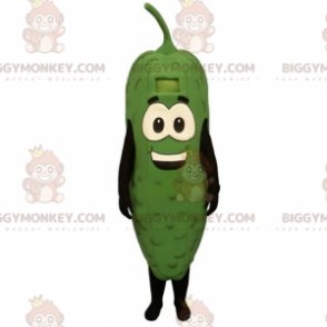 Disfraz de mascota Big Eyes Pickle BIGGYMONKEY™ - Mascota vegetal - BIGGYMONKEY_015512 - BiggyMonkey.com