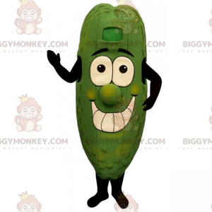 Costume de mascotte BIGGYMONKEY™ de cornichon souriant -
