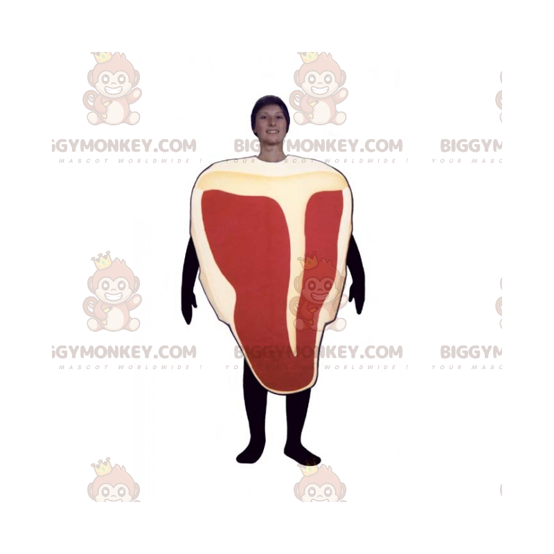 BIGGYMONKEY™ Beef Rib maskotkostyme - Matmaskot - BIGGYMONKEY_015516 - BiggyMonkey.com