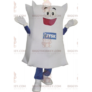 Kostým maskota BIGGYMONKEY™ s bílým polštářkem – Biggymonkey.com