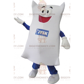 Στολή μασκότ BIGGYMONKEY™ White Cushion - Μη ταξινομημένες μασκότ - BIGGYMONKEY_015517 - BiggyMonkey.com