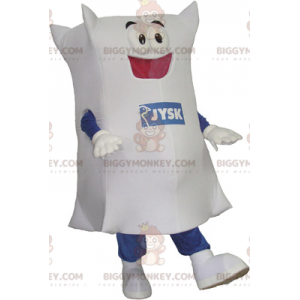 Στολή μασκότ BIGGYMONKEY™ White Cushion - Μη ταξινομημένες μασκότ - BIGGYMONKEY_015517 - BiggyMonkey.com