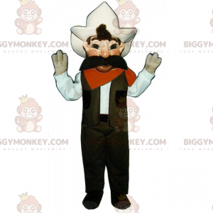 Cowboy Mustache BIGGYMONKEY™ Mascot Costume – Biggymonkey.com