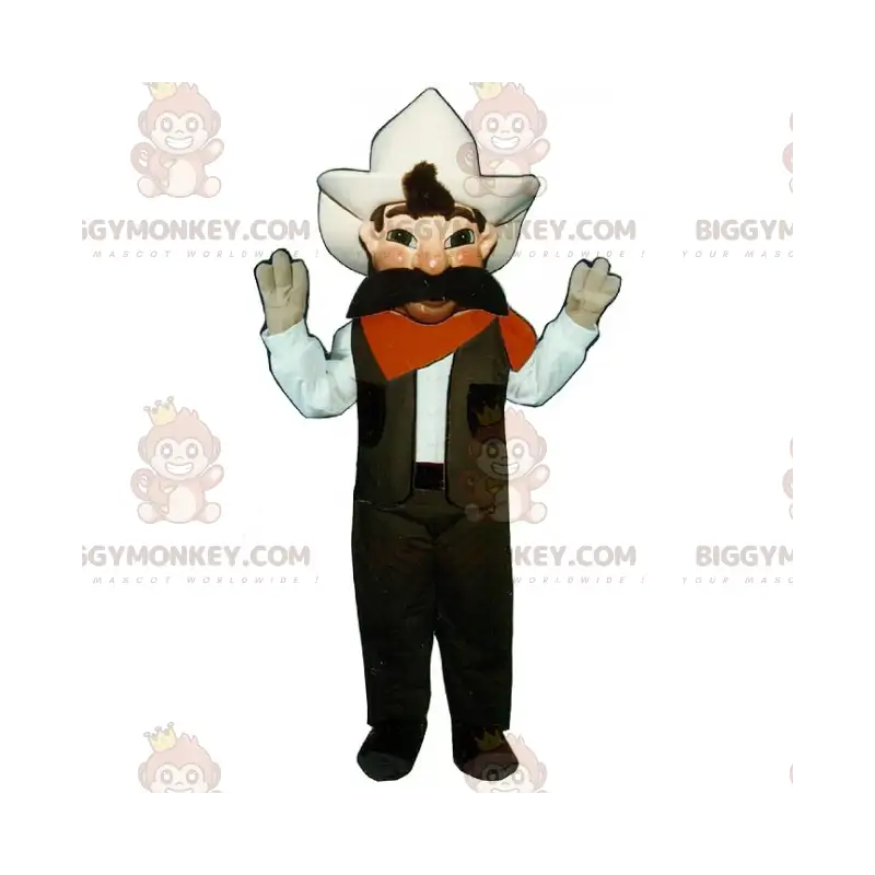 Kostým maskota Cowboy Moustache BIGGYMONKEY™ – Biggymonkey.com Kostým maskota Cowboy Moustache BIGGYMONKEY™ – Biggymonkey.com