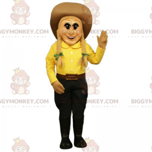 Cowgirl BIGGYMONKEY™ Mascot Costume - Biggymonkey.com