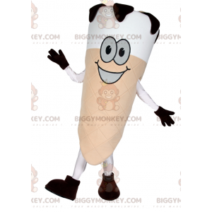 Fantasia de mascote de sorvete de baunilha BIGGYMONKEY™ com