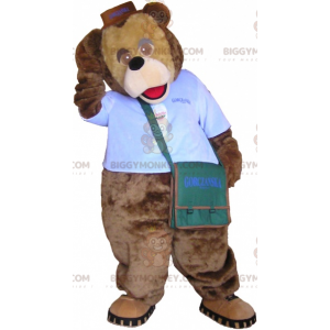 Crocodile BIGGYMONKEY™ Mascot Costume with Crown and Sportswear