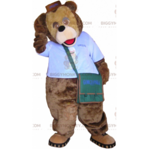 Costume da mascotte coccodrillo BIGGYMONKEY™ con corona e