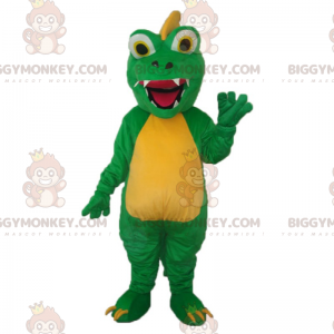 Big Eyed Crocodile BIGGYMONKEY™ maskottiasu - Krokotiilin maskotti - BIGGYMONKEY_015539 - BiggyMonkey.com