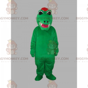 Krokodille med skarpe tenner BIGGYMONKEY™ maskotkostyme - Krokodille maskot - BIGGYMONKEY_015542 - BiggyMonkey.com