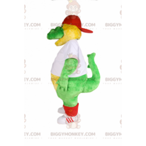 Στολή μασκότ Crocodile BIGGYMONKEY™ με αθλητικά ρούχα - Μασκότ κροκόδειλου - BIGGYMONKEY_015546 - BiggyMonkey.com