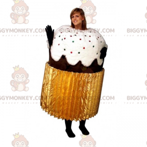 Chokladcupcake BIGGYMONKEY™ Maskotdräkt - BiggyMonkey maskot