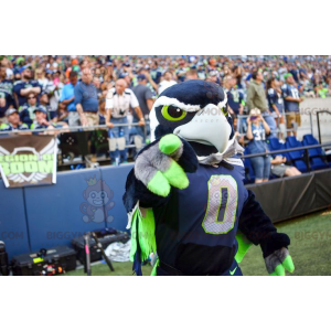 Κοστούμι μασκότ Μπλε Λευκό Πράσινο και Γκρι Eagle Bird BIGGYMONKEY™ - Μασκότ πουλιών - BIGGYMONKEY_01896 - BiggyMonkey.com
