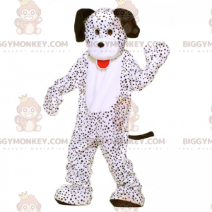 BIGGYMONKEY™ Disfraz de mascota dálmata con orejas negras -