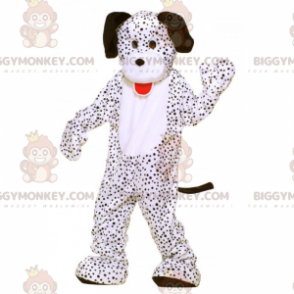 BIGGYMONKEY™ Costume da mascotte dalmata con orecchie nere -