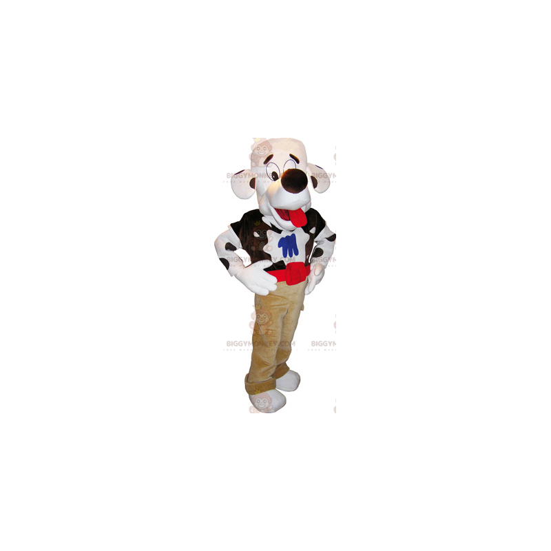 Costume de mascotte BIGGYMONKEY™ de dalmatien en pantalon -