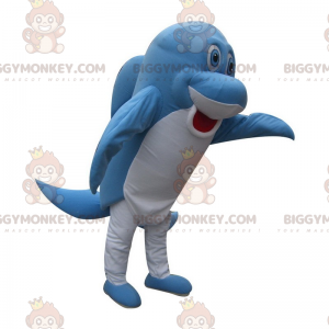 Blauer Delphin BIGGYMONKEY™ Maskottchenkostüm - Biggymonkey.com