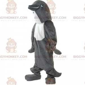 Costume da mascotte delfino grigio BIGGYMONKEY™ -