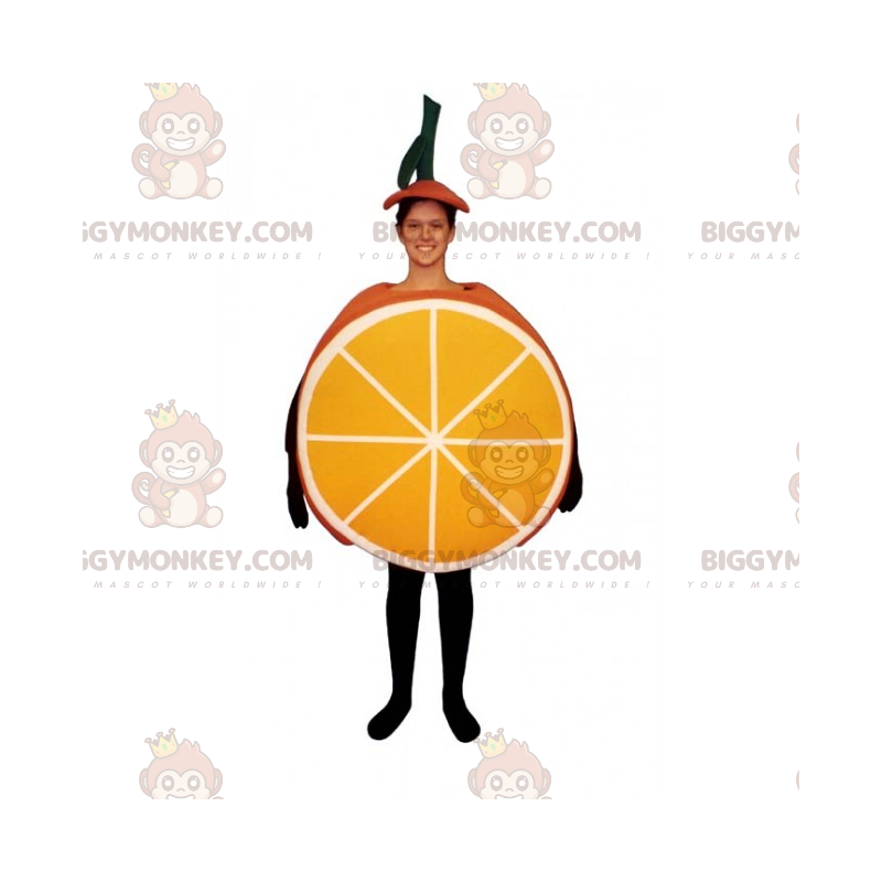 Costume de mascotte BIGGYMONKEY™ de demi orange - Costume de mascotte BIGGYMONKEY™ de demi orange -
