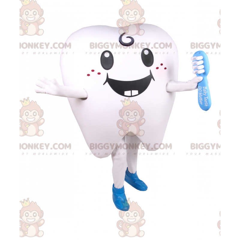 Hymyilevä hammas BIGGYMONKEY™ maskottiasu - Biggymonkey.com Hymyilevä hammas BIGGYMONKEY™ maskottiasu - Biggymonkey.com