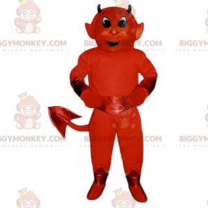 Costume de mascotte BIGGYMONKEY™ de diable rouge -