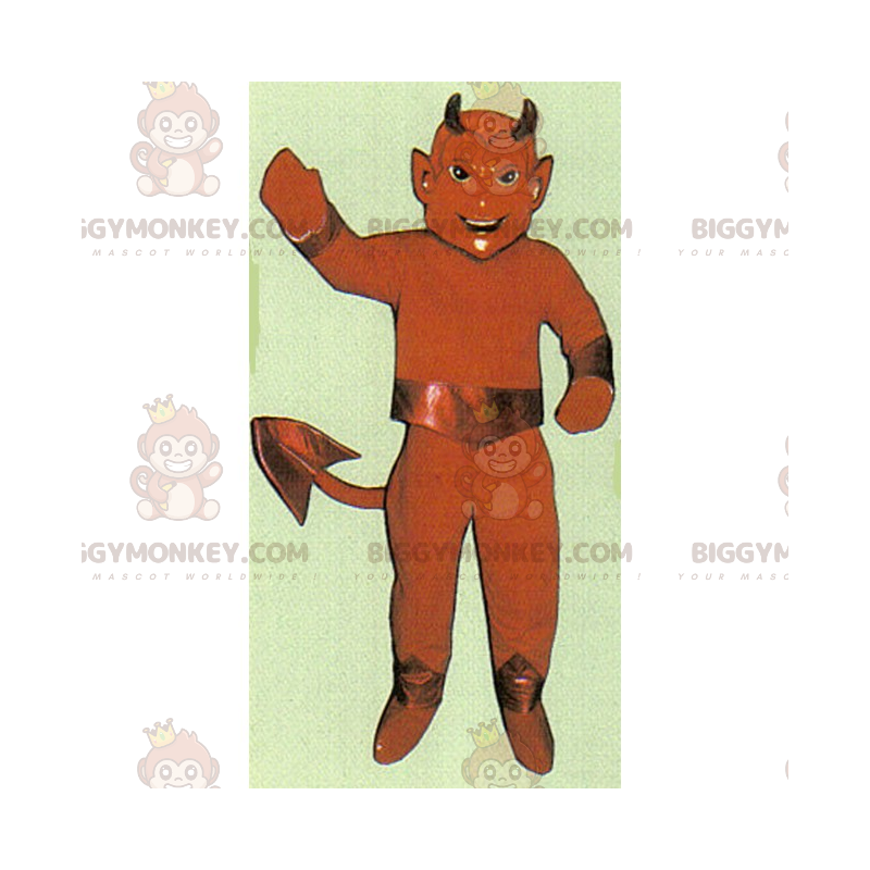Disfraz de mascota de diablo sonriente BIGGYMONKEY™ - Disfraz de mascota de diablo sonriente BIGGYMONKEY™ -
