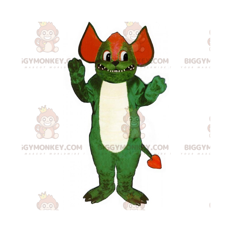 Green and Red Imp BIGGYMONKEY™ Mascot Costume - Biggymonkey.com