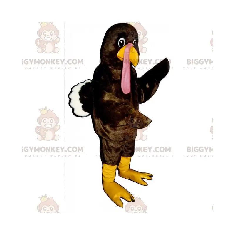 Weiches Gefieder Truthahn BIGGYMONKEY™ Maskottchen Kostüm - Weiches Gefieder Truthahn BIGGYMONKEY™ Maskottchen Kostüm -