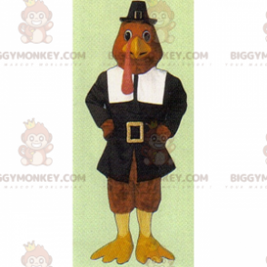  BIGGYMONKEY™ Costume da mascotte Turchia in abito del Ringraziamento - Polli mascotte - Galli - Polli - BiggyMonkey.com