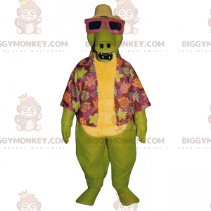 Dino BIGGYMONKEY™ Mascot Costume In Beachwear – Biggymonkey.com