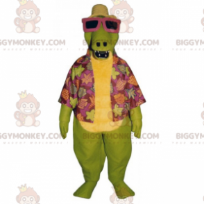 Dino BIGGYMONKEY™ Mascot Costume In Beachwear - Biggymonkey.com