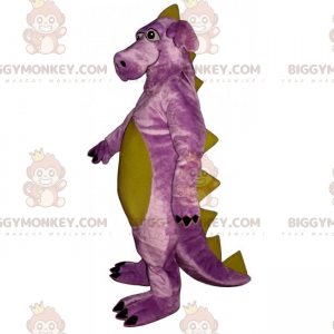 Costume de mascotte BIGGYMONKEY™ de dinosaure violet aux
