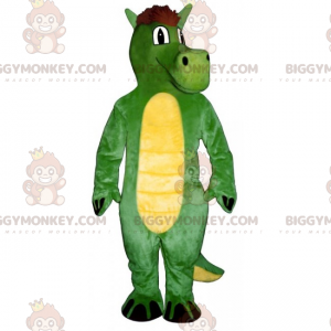 Dinosaur BIGGYMONKEY™ maskottiasu harjalla - Dinosaurusten maskotit - BIGGYMONKEY_015618 - BiggyMonkey.com