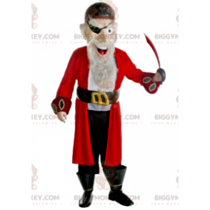 Bebaarde piraat BIGGYMONKEY™ mascottekostuum met