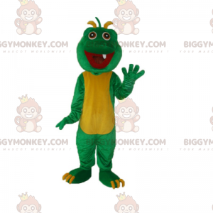 Costume de mascotte BIGGYMONKEY™ de dinosaure avec une dent -